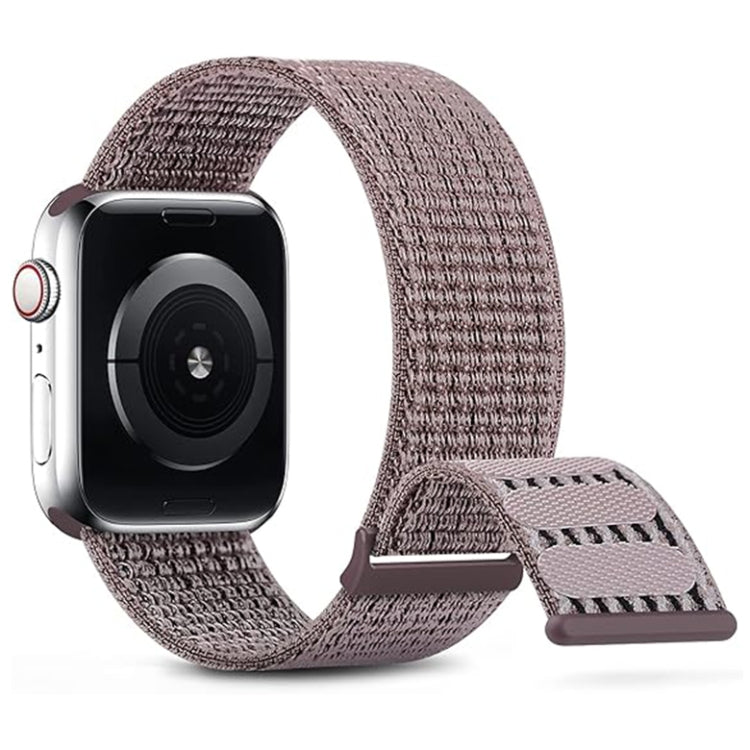 For Apple Watch Series 4 40mm Dual Hook and Loop Nylon Watch Band(Smoke Purple) - free shipping - PMC TechLife - Order now!