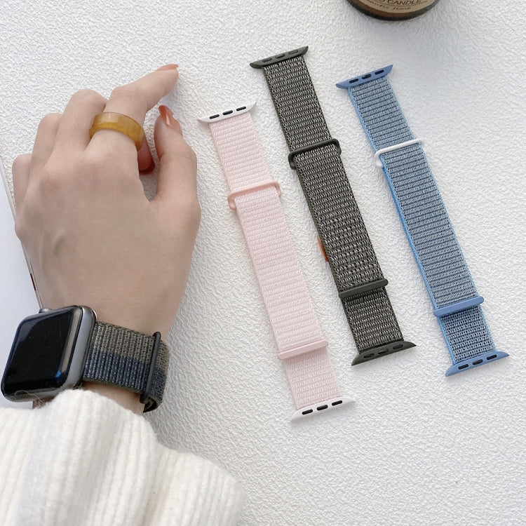 For Apple Watch Series 2 42mm Dual Hook and Loop Nylon Watch Band(Colorful Starlight) - Watch Bands by PMC TechLife | Online Shopping South Africa | PMC TechLife