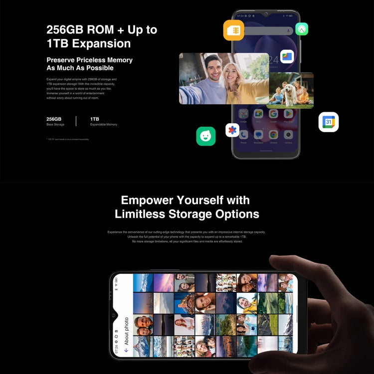 [HK Warehouse] DOOGEE N50 Pro, 8GB+256GB, Side Fingerprint, 6.52 inch Android 13 Spreadtrum T606 Octa Core 1.6GHz, Network: 4G, OTG(Black) - DOOGEE by DOOGEE | Online Shopping South Africa | PMC Jewellery