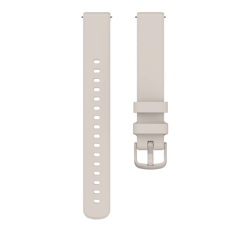 For Garmin Lily 2 Silicone Watch Band Wristband(Sand Gray) - Watch Bands by PMC Jewellery | Online Shopping South Africa | PMC Jewellery
