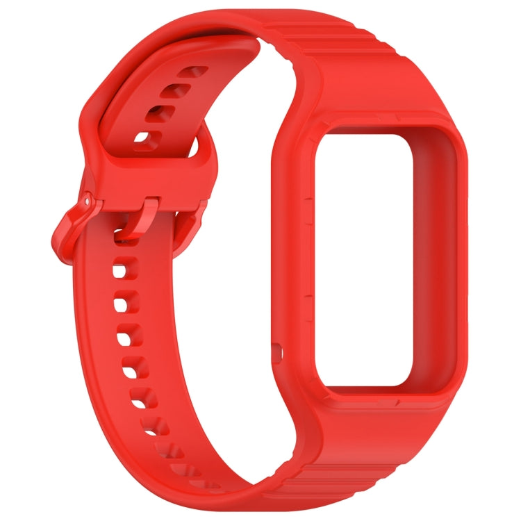 For Xiaomi Mi Band 8 Pro Solid Color Integrated TPU Watch Band(Red) - free shipping - PMC TechLife - Order now!