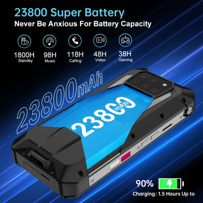 [HK Warehouse] Unihertz Tank 3 Pro 5G / 8849, 18GB+512GB, Projector, 200MP Camera, Night Vision, 23800mAh Battery, 6.79 inch Android 13 Dimensity 8200 Octa Core, Network: 5G(Black) - Other by Unihertz | Online Shopping South Africa | PMC Jewellery | Buy Now Pay Later Mobicred