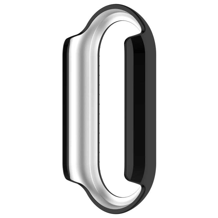 For Xiaomi Mi Band 8 Diamond Half Pack Hollow PC Watch Protective Case(Black) - Watch Cases by PMC TechLife | Online Shopping South Africa | PMC TechLife