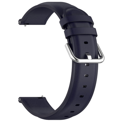 For CMF Watch Pro D395 22mm Round Tail Genuine Leather Watch Band(Navy Blue) - Watch Bands by PMC Jewellery | Online Shopping South Africa | PMC Jewellery