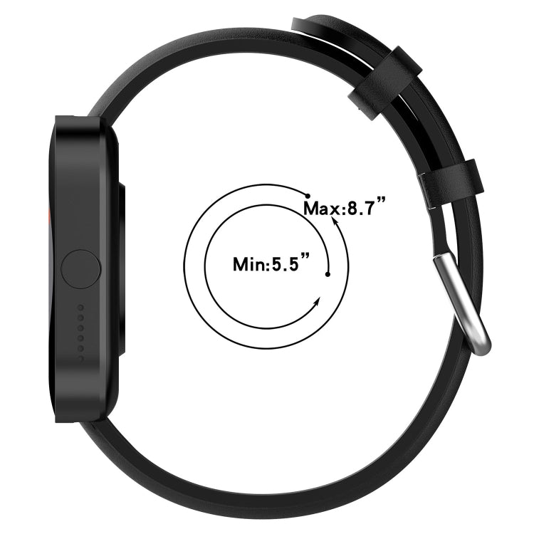 For CMF Watch Pro D395 22mm Round Tail Genuine Leather Watch Band(Navy Blue) - Watch Bands by PMC TechLife | Online Shopping South Africa | PMC TechLife