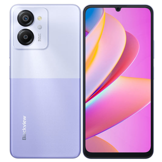 [HK Warehouse] Blackview COLOR 8, 8GB+128GB, Fingerprint & Face Identification, 6.75 inch Android 13 Unisoc T616 Octa Core up to 2.2GHz, Network: 4G, OTG(Wisteria Purple) - Blackview by Blackview | Online Shopping South Africa | PMC Jewellery