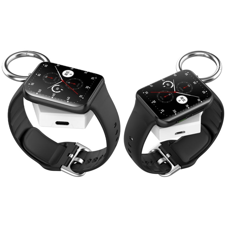 For OPPO Watch X / OnePlus Watch 2 Portable Smart Watch Charger(White) - Charger by PMC TechLife | Online Shopping South Africa | PMC TechLife | Buy Now Pay Later Mobicred