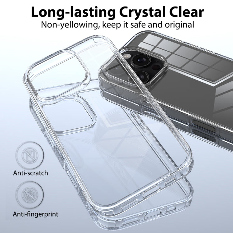 For iPhone 16 Pro Max Scratchproof Acrylic TPU Phone Case(Transparent) - iPhone 16 Pro Max Cases by PMC TechLife | Online Shopping South Africa | PMC TechLife | Buy Now Pay Later Mobicred