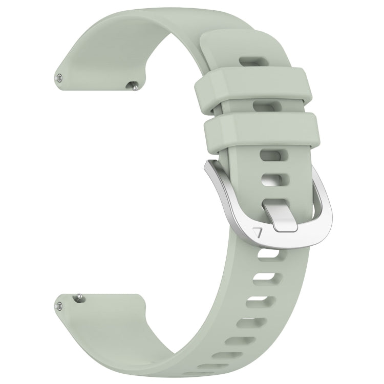 For Xiaomi Watch 2 Liquid Glossy Silver Buckle Silicone Watch Band(Green) - Watch Bands by PMC TechLife | Online Shopping South Africa | PMC TechLife | Buy Now Pay Later Mobicred