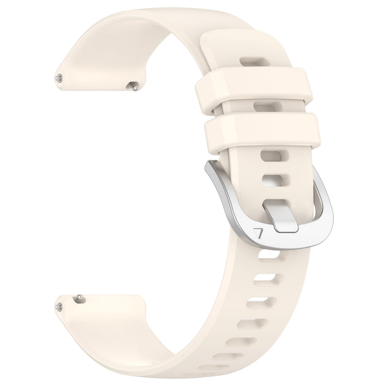 For Xiaomi Watch 2 Liquid Glossy Silver Buckle Silicone Watch Band(Starlight Color) - Watch Bands by PMC Jewellery | Online Shopping South Africa | PMC Jewellery