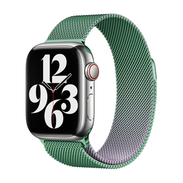 For Apple Watch Series 8 41mm Milan Gradient Loop Magnetic Buckle Watch Band(Light Violet) - Watch Bands by PMC TechLife | Online Shopping South Africa | PMC TechLife