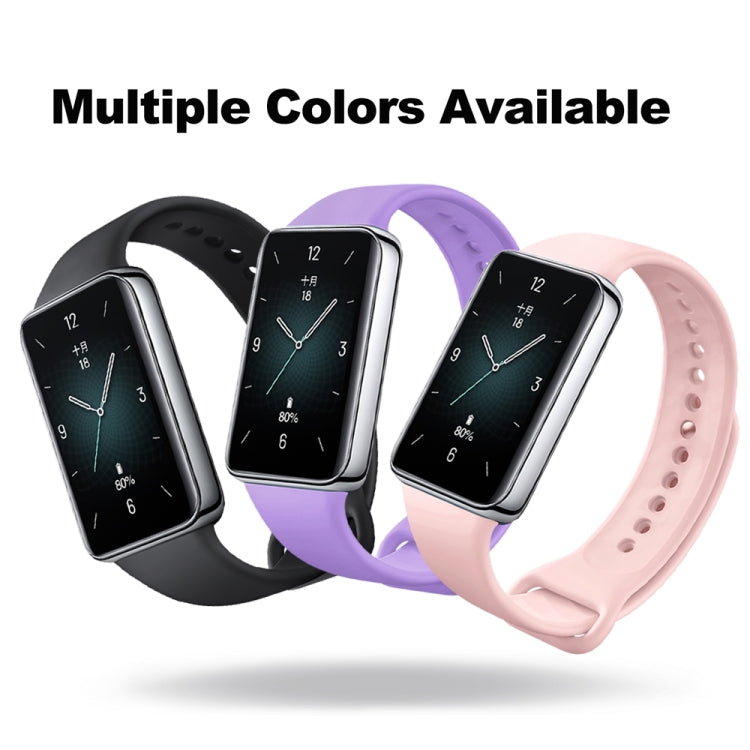 For Honor Band 9 Solid Color Silicone Watch Band(Orange) - free shipping - PMC TechLife - Order now!