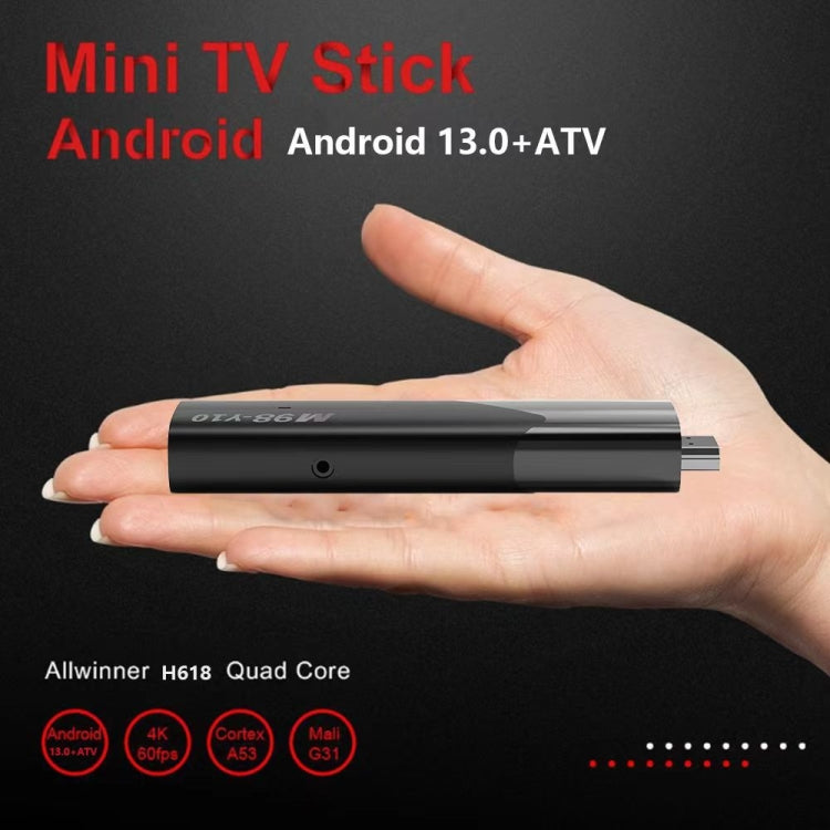 M98-Y10 Allwinner H618 Quad-Core ARM Cortex A53 6K HD Android TV Stick, RAM:2GB+16GB(UK Plug) - Android TV Sticks by PMC Jewellery | Online Shopping South Africa | PMC Jewellery | Buy Now Pay Later Mobicred