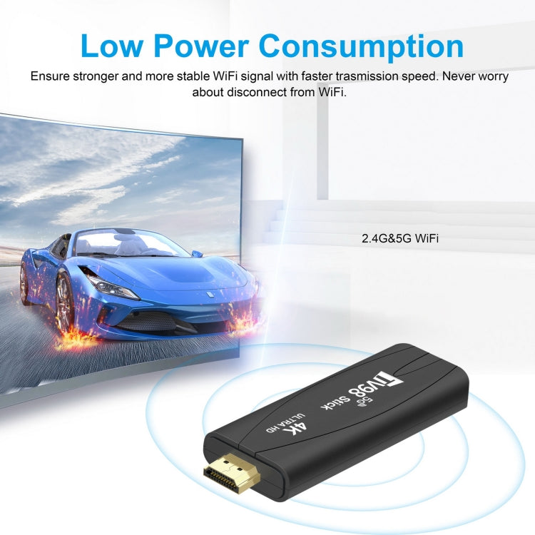 TV98 Rockchip 3228A Quad Core 4K HD Bluetooth Android TV Stick, RAM:4GB+32GB(UK Plug) - Android TV Sticks by PMC TechLife | Online Shopping South Africa | PMC TechLife | Buy Now Pay Later Mobicred