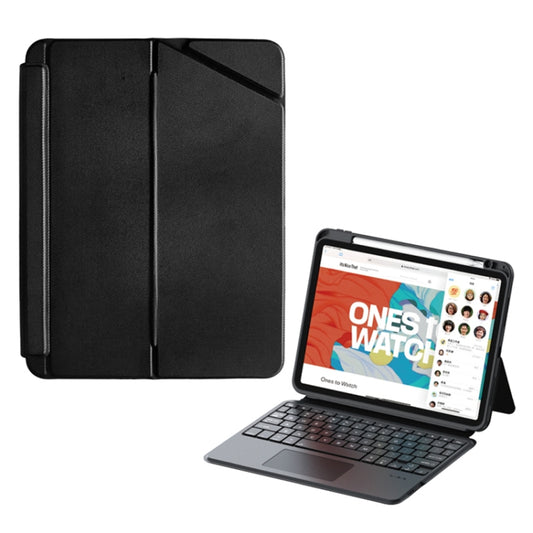 For iPad Pro 11 ZGA K01 Wireless Bluetooth Magnetic Keyboard Tablet Leather Case(Black) - For iPad Pro by ZGA | Online Shopping South Africa | PMC Jewellery