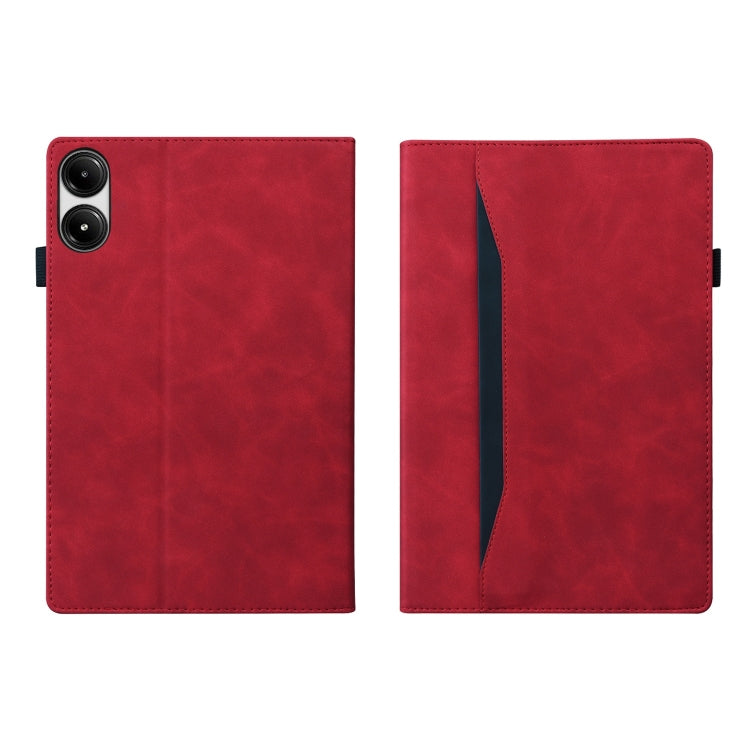 For Xiaomi Redmi Pad Pro 12.1 Splicing Shockproof Leather Tablet Case(Red) - More Tablet Cases by PMC TechLife | Online Shopping South Africa | PMC TechLife | Buy Now Pay Later Mobicred