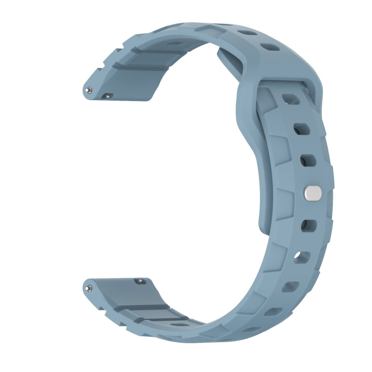 18mm Armor Silicone Watch Band(Rock Blue) - 18mm Bands by PMC TechLife | Online Shopping South Africa | PMC TechLife | Buy Now Pay Later Mobicred