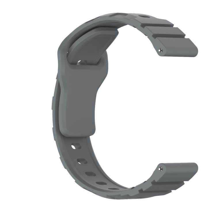 20mm Armor Silicone Watch Band(Space Grey) - free shipping - PMC TechLife - Order now!