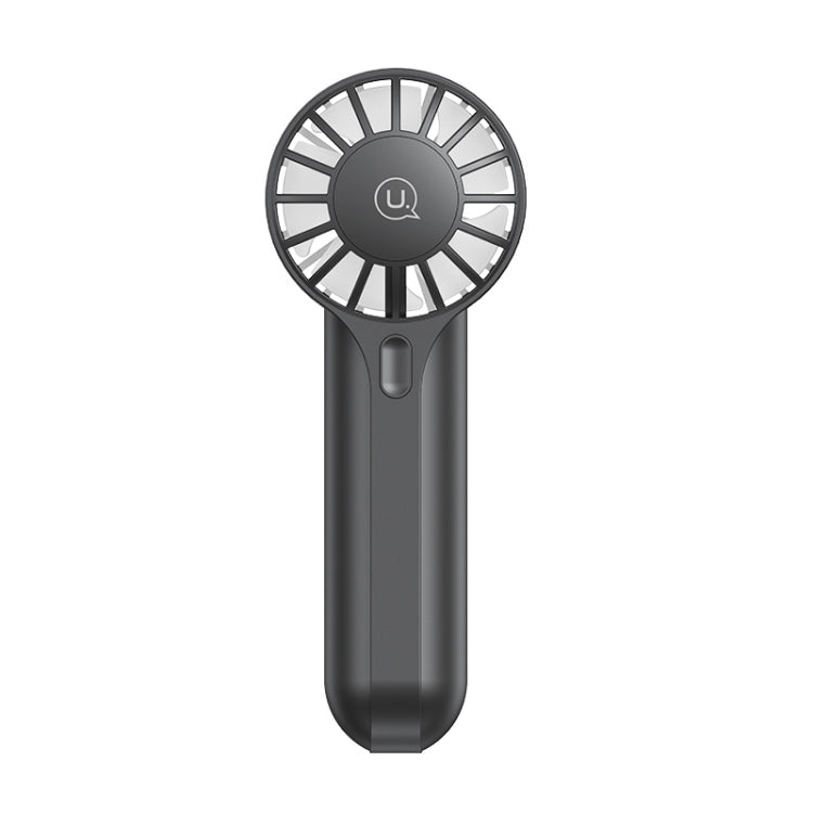 USAMS ZB288 Portable Type-C Rechargeable High Speed Handheld Mini Fan(Black) - Electric Fans by USAMS | Online Shopping South Africa | PMC TechLife | Buy Now Pay Later Mobicred