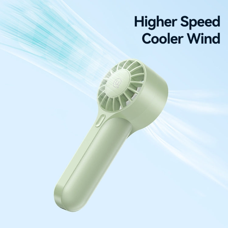 USAMS ZB288 Portable Type-C Rechargeable High Speed Handheld Mini Fan(Pink) - Electric Fans by USAMS | Online Shopping South Africa | PMC TechLife | Buy Now Pay Later Mobicred
