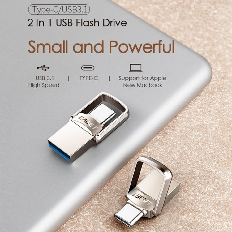 EAGET 64G USB 3.1 + Type-C / USB-C  Interface Metal Twister Flash U Disk, with Micro USB OTG Adapter - USB Flash Drives by EAGET | Online Shopping South Africa | PMC Jewellery | Buy Now Pay Later Mobicred