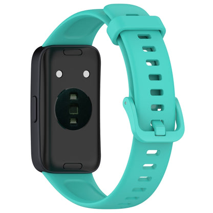 For Huawei Band 9 / 9 NFC Solid Color Colorful Buckle Silicone Watch Band(Teal) - Watch Bands by PMC Jewellery | Online Shopping South Africa | PMC Jewellery