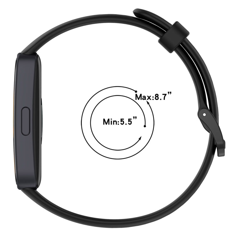 For Huawei Band 10 / 9 / 8 Solid Color Colorful Buckle Silicone Watch Band(Light Pink) - Watch Bands by PMC TechLife | Online Shopping South Africa | PMC TechLife | Buy Now Pay Later Mobicred