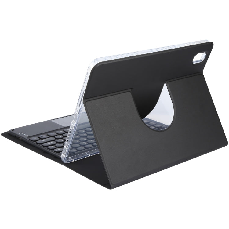 For Huawei MatePad Pro 11 2024 / 2022 Round Button Bluetooth Keyboard Rotatable Holder Leather Case with Touchpad(Black) - Huawei Keyboard by PMC TechLife | Online Shopping South Africa | PMC TechLife | Buy Now Pay Later Mobicred