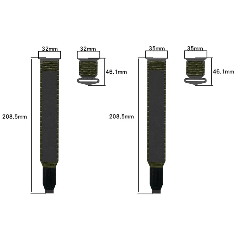 For Apple Watch Series 3 38mm Nylon Hook And Loop Fastener Watch Band(Blue) - Watch Bands by PMC TechLife | Online Shopping South Africa | PMC TechLife | Buy Now Pay Later Mobicred