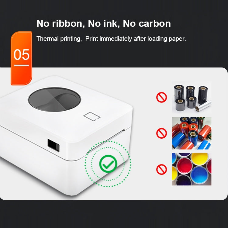 ZJ-9250 100x150mm USB Thermal Label Printer, Plug:AU Plug(White) - Receipt Printers by PMC TechLife | Online Shopping South Africa | PMC TechLife | Buy Now Pay Later Mobicred