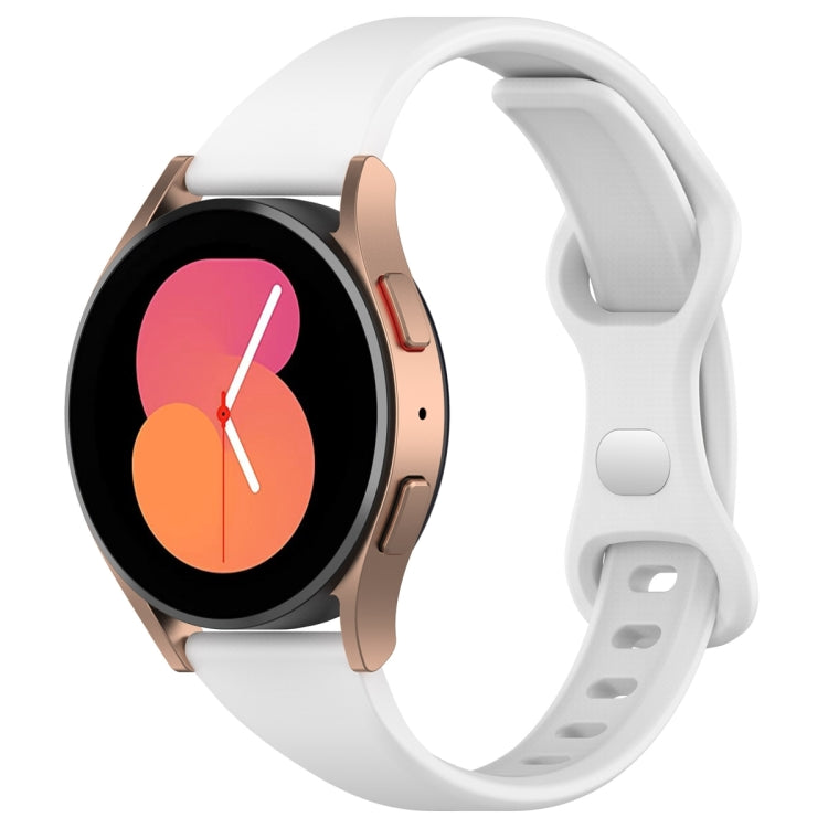 22mm Slim Reverse Buckle Silicone Watch Band(White) - 22mm Bands by PMC TechLife | Online Shopping South Africa | PMC TechLife