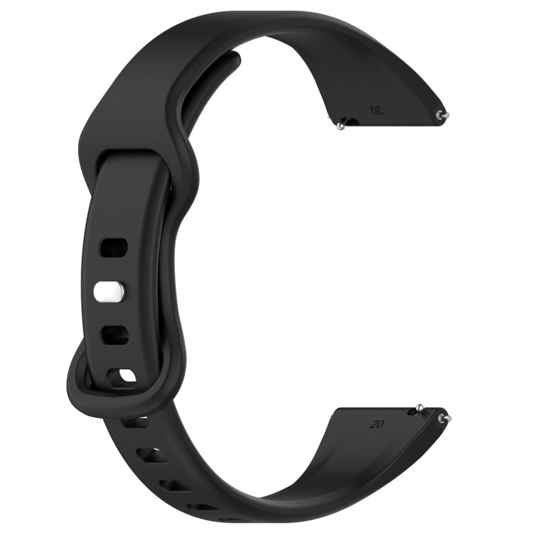 22mm Slim Reverse Buckle Silicone Watch Band(Black) - free shipping - PMC TechLife - Order now!