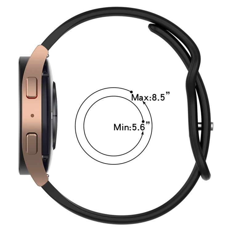 20mm Slim Reverse Buckle Silicone Watch Band(White) - 20mm Bands by PMC TechLife | Online Shopping South Africa | PMC TechLife