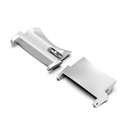 For OPPO Watch X / OnePlus Watch 2 1 Pair 22mm Watch Band Stainless Steel Connector(Silver) - Watch Bands by PMC Jewellery | Online Shopping South Africa | PMC Jewellery