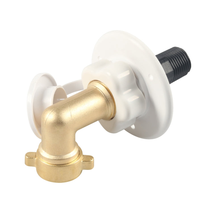 RV Water Inlet Check Valve Set with 90 Degree 3/4 Connector Adapter(Yellow) - Others by PMC TechLife | Online Shopping South Africa | PMC TechLife | Buy Now Pay Later Mobicred