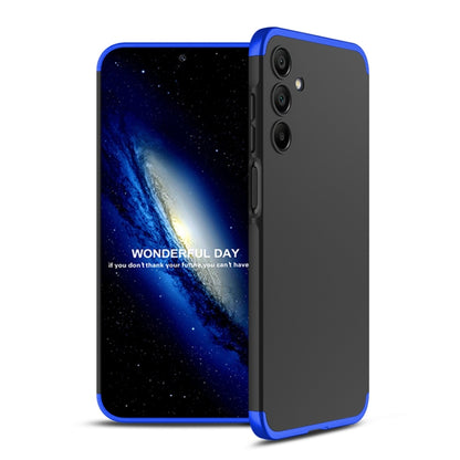 For Samsung Galaxy A15 GKK Three Stage Splicing Full Coverage PC Phone Case(Black Blue) - Galaxy Phone Cases by GKK | Online Shopping South Africa | PMC Jewellery | Buy Now Pay Later Mobicred