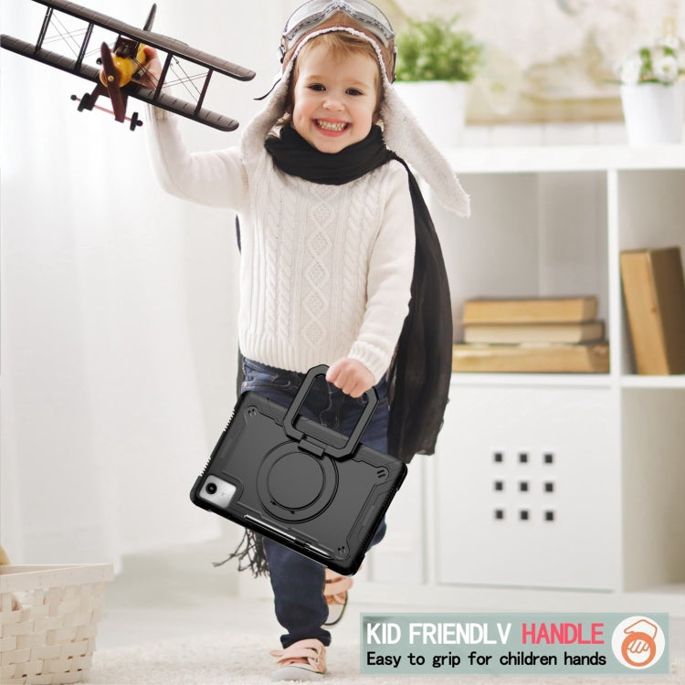 For Lenovo Tab M11/ Xiaoxin Pad 11 2024 Handle Robot Silicone Hybrid PC Tablet Case(Black) - Lenovo by PMC Jewellery | Online Shopping South Africa | PMC Jewellery | Buy Now Pay Later Mobicred