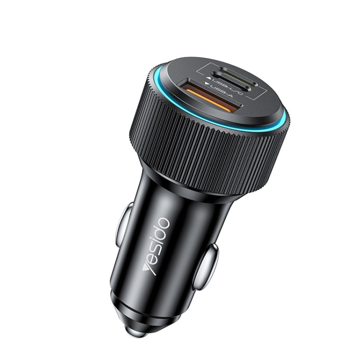 Yesido Y60 38W Car Fast Charging Charger(Black) - Car Charger by Yesido | Online Shopping South Africa | PMC TechLife | Buy Now Pay Later Mobicred