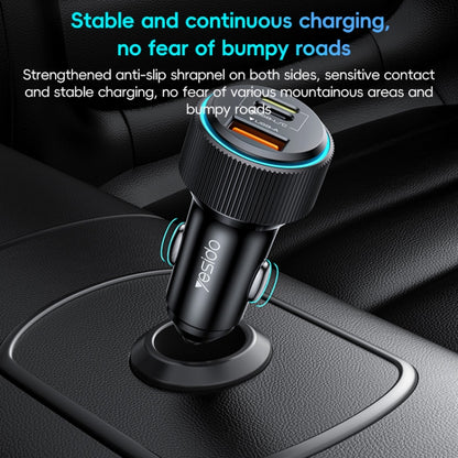 Yesido Y60 38W Car Fast Charging Charger(Black) - Car Charger by Yesido | Online Shopping South Africa | PMC Jewellery | Buy Now Pay Later Mobicred
