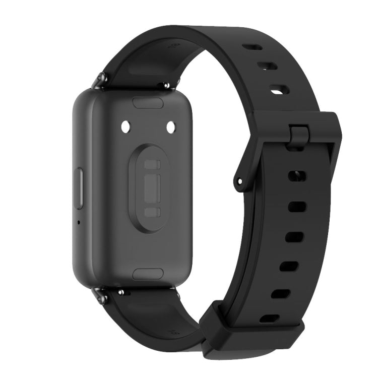 For Samsung Galaxy Fit 3 Mijobs Silicone Watch Band(Black) - Watch Bands by MIJOBS | Online Shopping South Africa | PMC Jewellery