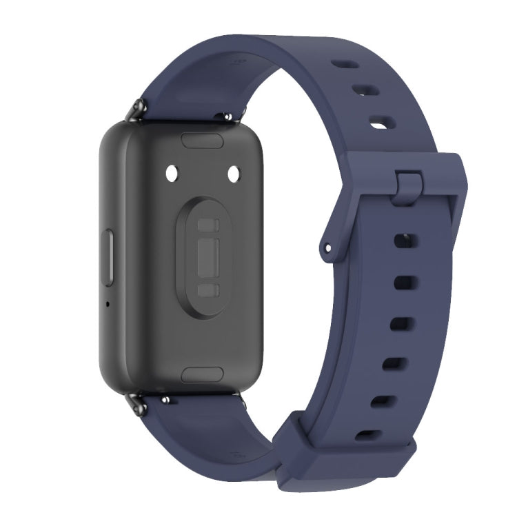 For Samsung Galaxy Fit 3 Mijobs Silicone Watch Band(Midnight Blue+Black) - Watch Bands by MIJOBS | Online Shopping South Africa | PMc TechLife | Buy Now Pay Later Mobicred