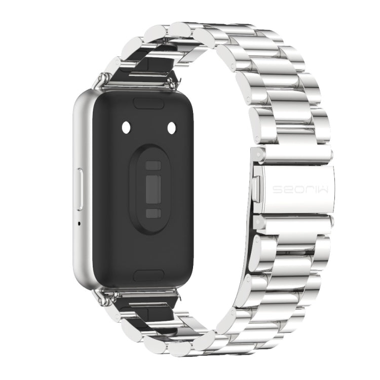 For Samsung Galaxy Fit 3 Mijobs Three-Beads Metal Watch Band(Silver) - free shipping - PMc TechLife - Order now!