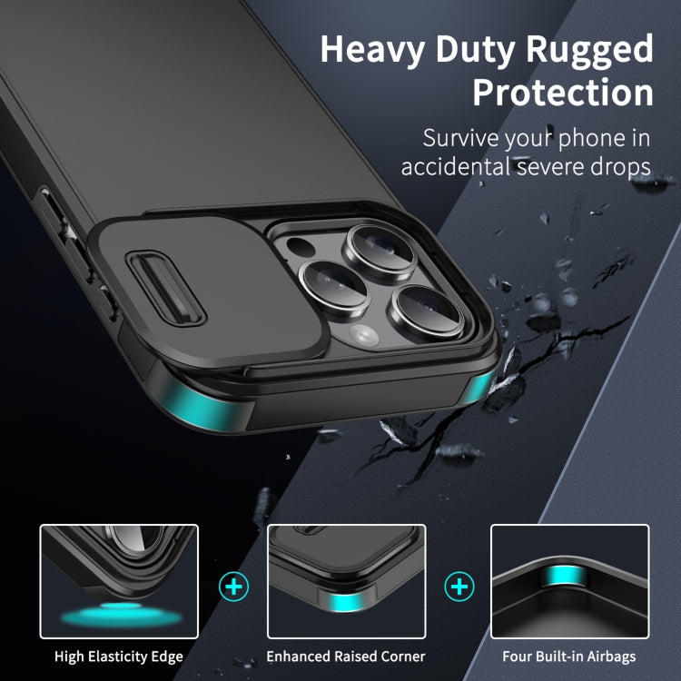 For iPhone 16 Plus Sliding Camshield TPU + PC Phone Case(Purple) - iPhone 16 Plus Cases by PMC TechLife | Online Shopping South Africa | PMC TechLife | Buy Now Pay Later Mobicred