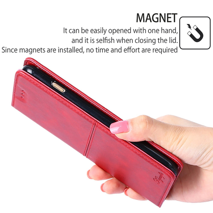 For Motorola Edge 5G 2024 Cow Texture Magnetic Leather Phone Case(Red) - Motorola Cases by PMC Jewellery | Online Shopping South Africa | PMC Jewellery | Buy Now Pay Later Mobicred