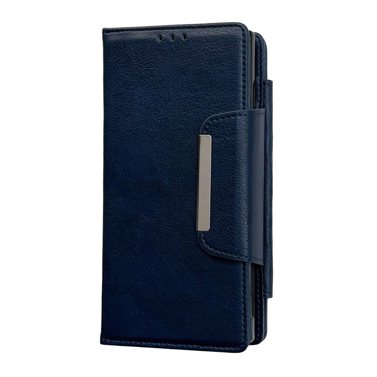 For Google Pixel 8a Multifunctional 7-Card Wallet Leather Phone Case(Royal Blue) - Google Cases by PMC TechLife | Online Shopping South Africa | PMC TechLife | Buy Now Pay Later Mobicred