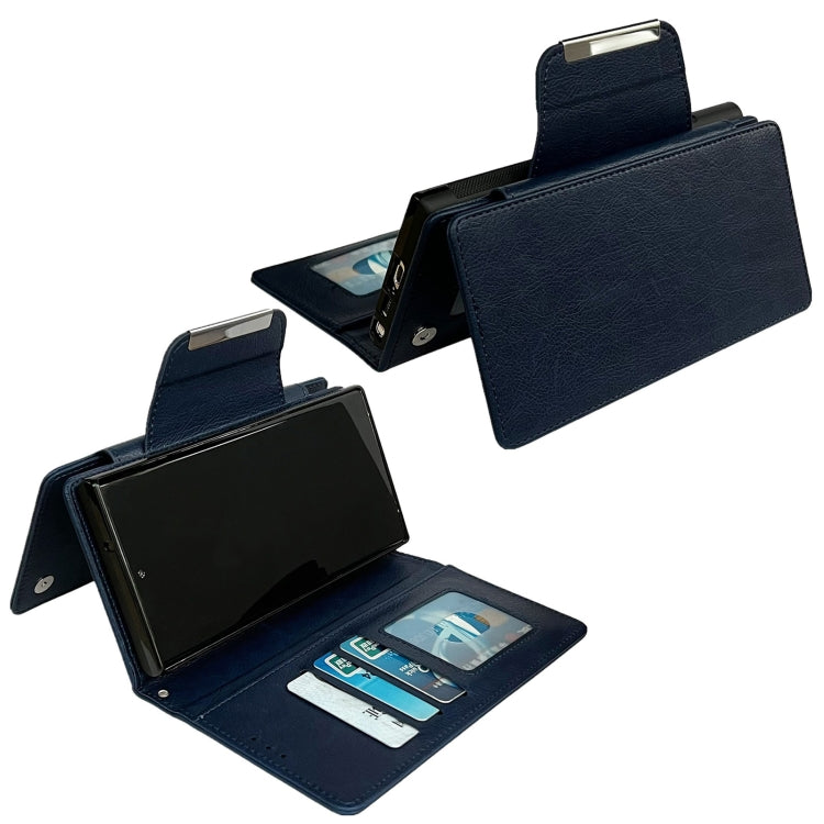 For Google Pixel 6a Multifunctional 7-Card Wallet Leather Phone Case(Royal Blue) - Google Cases by PMC TechLife | Online Shopping South Africa | PMC TechLife | Buy Now Pay Later Mobicred