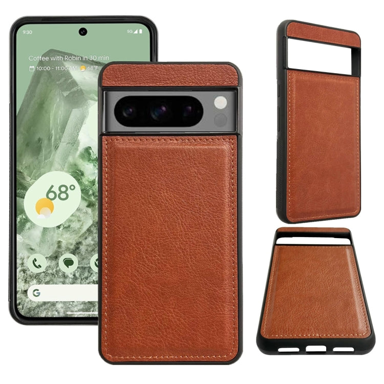 For Google Pixel 6a Multifunctional 7-Card Wallet Leather Phone Case(Brown) - Google Cases by PMC TechLife | Online Shopping South Africa | PMC TechLife | Buy Now Pay Later Mobicred