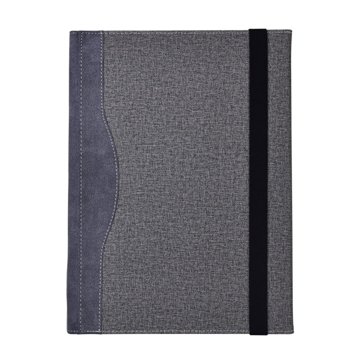 For Microsoft Surface Laptop 6 15 inch Cloth Texture Laptop Leather Protective Case(Space Ash) - Others by PMC TechLife | Online Shopping South Africa | PMC TechLife | Buy Now Pay Later Mobicred