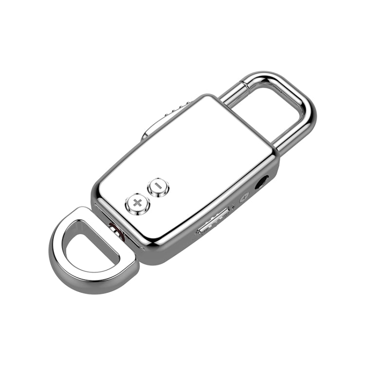 JNN S20 Zinc Alloy Keychain Voice Recorder, Memory:16GB(Silver) - free shipping - PMC TechLife - Order now!