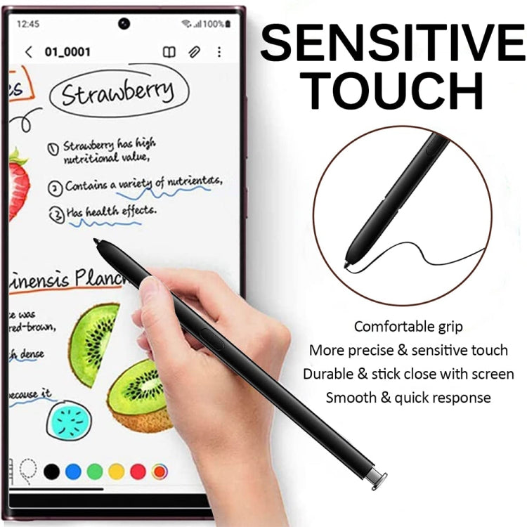 For Samsung Galaxy S22 Ultra 5G/S23 Ultra 5G High Sensitivity Stylus Pen(Black) - Stylus Pen by PMC TechLife | Online Shopping South Africa | PMC TechLife | Buy Now Pay Later Mobicred